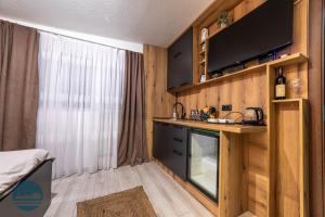 Apartments Ivangrad tesisinde mutfak veya mini mutfak