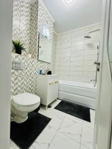 Et badeværelse på Zen Central Studio