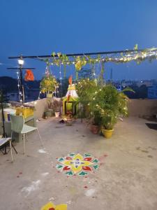 Patio nebo venkovní prostory v ubytování Pravuprasad Homestay