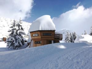 a cabin in the snow with snow on the ground at Chalet Avoriaz, 7 pièces, 12 personnes - FR-1-314-230 in Morzine