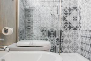 Koupelna v ubytování Casa Balmes