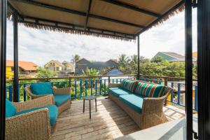Balkón nebo terasa v ubytování 88 Steps Villa 4BR Beachside An Bang Beach Hoi An by Beachside Boutique Homes