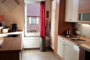 Kuchyň nebo kuchyňský kout v ubytování Loft Eifel Idylle