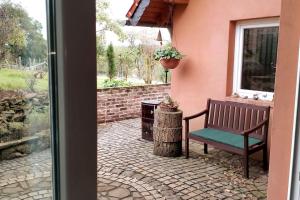 Balkón nebo terasa v ubytování Loft Eifel Idylle