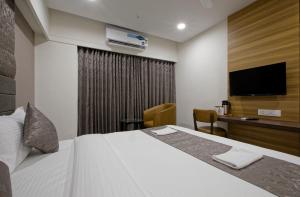 HOTEL AURELLIA客房内的一张或多张床位