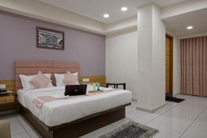 HOTEL AURELLIA客房内的一张或多张床位