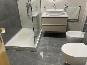 Koupelna v ubytování Apartman "Lara"