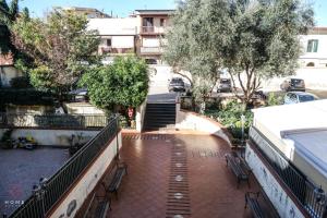 an overhead view of a walkway in a city at Home Luxury in Naples