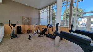 Γυμναστήριο ή/και όργανα γυμναστικής στο Appartement 91 Palais des Gouverneurs Jardin Piscine Sauna Hammam Sport