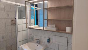 Vannituba majutusasutuses Hotel Nessi Locarno