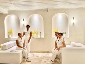 a group of women in a dressing room at Aurelius Imparatul Romanilor in Poiana Brasov