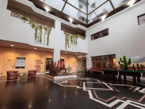 普魯登特總統城的住宿－ibis Styles Presidente Prudente Portal D'Oeste，大型客房配有台球桌和椅子