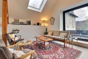 Posezení v ubytování Appartement (8 pers.) design.