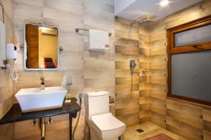 Koupelna v ubytování Taleju Boutique Hotel