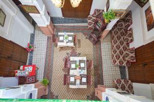 Posezení v ubytování Riad Fes Basma