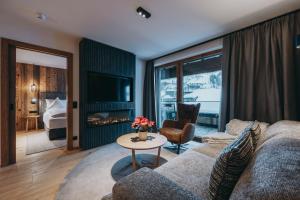 Posezení v ubytování Balma Restaurant Suites
