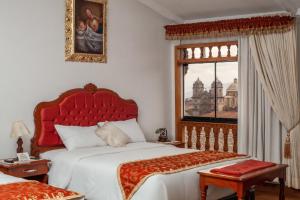Letto o letti in una camera di Casona Corrales Hotel Boutique