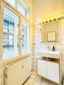 Koupelna v ubytování Fachwerkträume - 35m² Weltkulturerbe