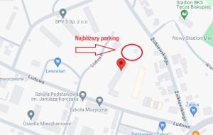 a map of melbourne parking at Ludowa apartament in Biskupiec