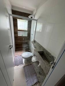 Koupelna v ubytování Aparto Canto da Praia /40m d Mar
