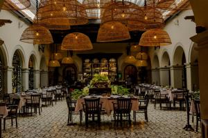 Restaurace v ubytování Hotel Boutique Hacienda Guadalupe