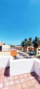 a view from the roof of a building with palm trees at vienna Greenwood 3bd massionate mombasa pool.deck wifi in Mtwapa