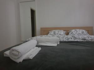 Postel nebo postele na pokoji v ubytování Novi Apartman 19