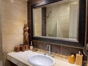 Koupelna v ubytování Departamento Parque Necochea