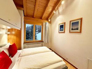 Postel nebo postele na pokoji v ubytování Attika - 85m2, Holz, Ausblick, mit Garage - ME17-A