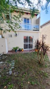 Bygningen som feriehuset ligger i