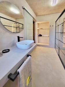 Posteľ alebo postele v izbe v ubytovaní Casa Migjorn