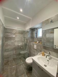 Ένα μπάνιο στο Villa Stancija Kavali stone house, Zvoneća-Opatija