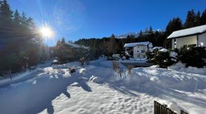 Holiday flat for 6 people Sot Valos Lenzerheide centre durante l'inverno