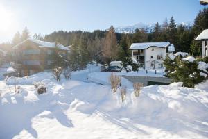 Holiday flat for 6 people Sot Valos Lenzerheide centre durante l'inverno