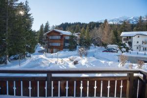 Holiday flat for 6 people Sot Valos Lenzerheide centre durante l'inverno