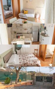 Dapur atau dapur kecil di Leto's APARTMENT in Sanremo - parking & garden