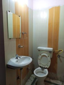 Koupelna v ubytování HOTEL NEW APPLE ROSE Chandigarh near railway station dariya UCO bank ke pass