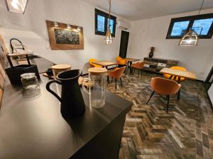 Posezení v ubytování GiardinidiEva Loft
