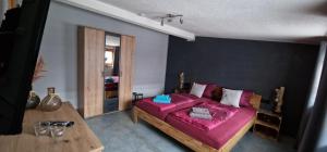 Posteľ alebo postele v izbe v ubytovaní Appartement Gletscher-Koje