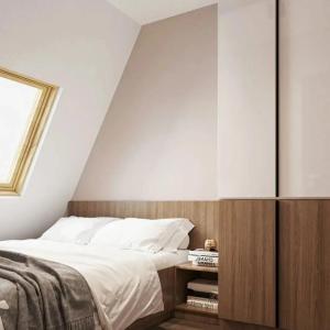 Giường trong phòng chung tại Apartmani Balevic