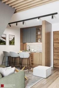 Nhà bếp/bếp nhỏ tại Apartmani Balevic