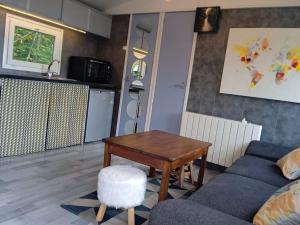 Kuchyň nebo kuchyňský kout v ubytování Charmante location Hauts d'Evian