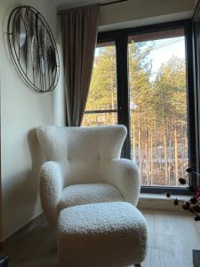 Apartman Aspen Divcibareにあるシーティングエリア