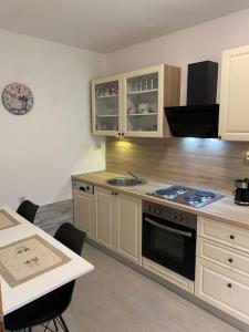 Kuchyň nebo kuchyňský kout v ubytování Olive Holiday House Croatia