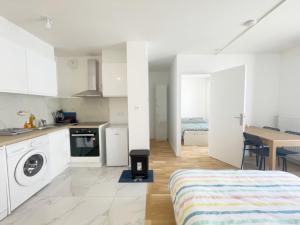 Dapur atau dapur kecil di Cosy, simple, centrale, easy transport