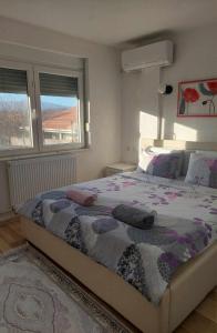 Postel nebo postele na pokoji v ubytování Biljana Apartments