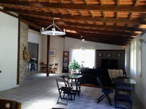 Χώρος καθιστικού στο Pousada Ilha do Sol