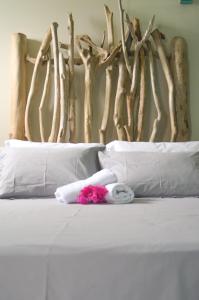 Letto o letti in una camera di Tante Arlette