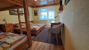 Posteľ alebo postele v izbe v ubytovaní Privát Nataša