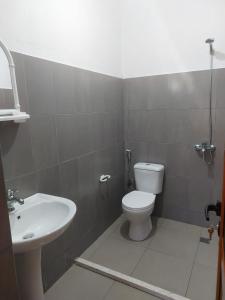 Koupelna v ubytování Guest House Xhaferaj